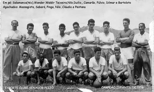 Equipe infantil do E.C Senador Feij - 1956